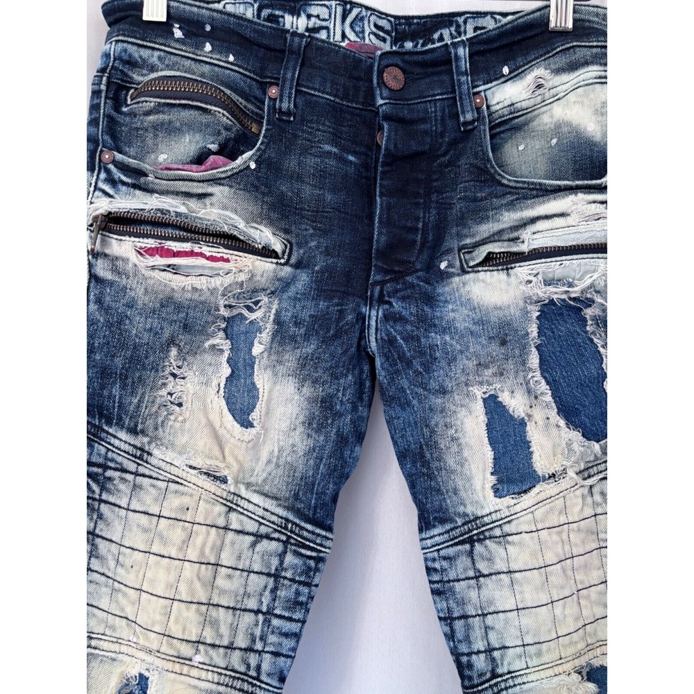 Rockstar Jeans Original Logan 30‎ x 31 Button Fly slightly used $175